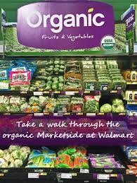 Walmart organic counter